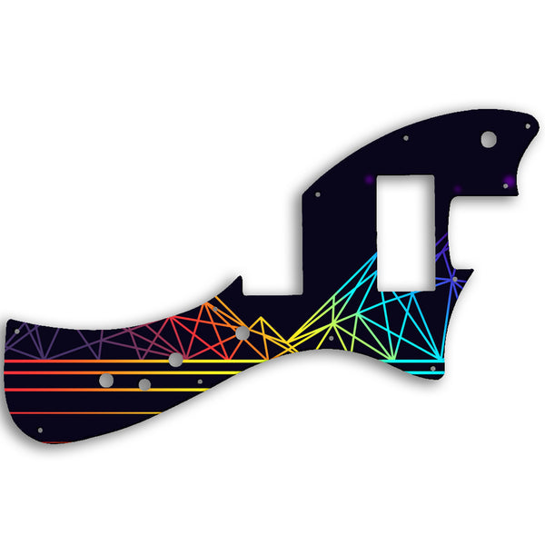 Fender Alternate Reality Meteora HH Custom Pickguard Scratchplate TRON Design