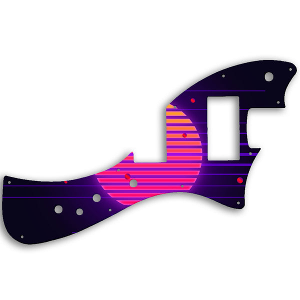 Fender Alternate Reality Meteora HH Custom Pickguard Scratchplate TRON Design