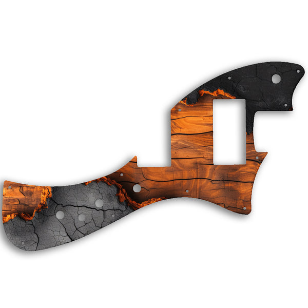 Fender Alternate Reality Meteora HH Custom Pickguard Scratchplate Wood Design