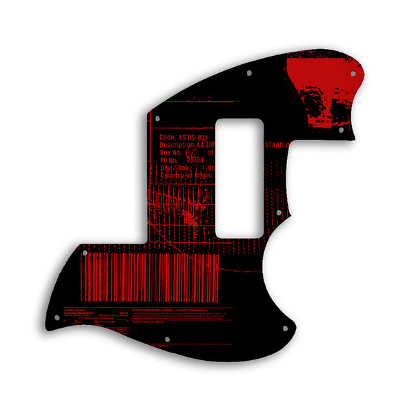 Fender Alternate Reality Powercaster Custom Pickguard Scratchplate ABSTRACT Design