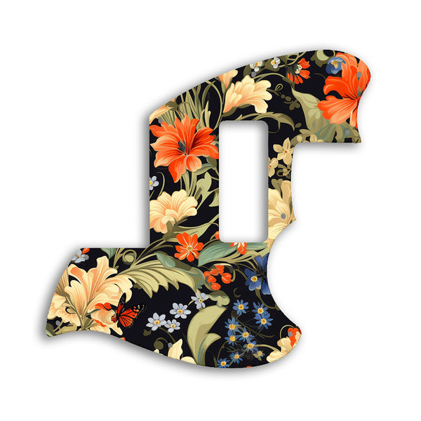 Fender Alternate Reality Powercaster Custom Pickguard Scratchplate Floral Design