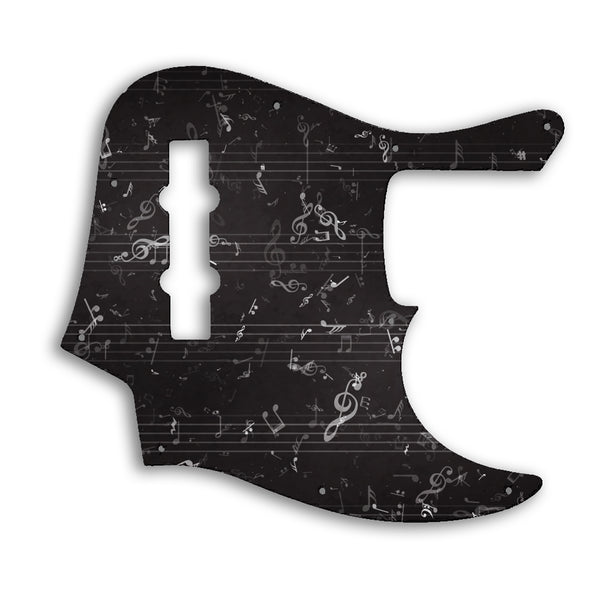 Fender American Elite Jazz Bass 4 String Custom Pickguard Scratchplate Music Design