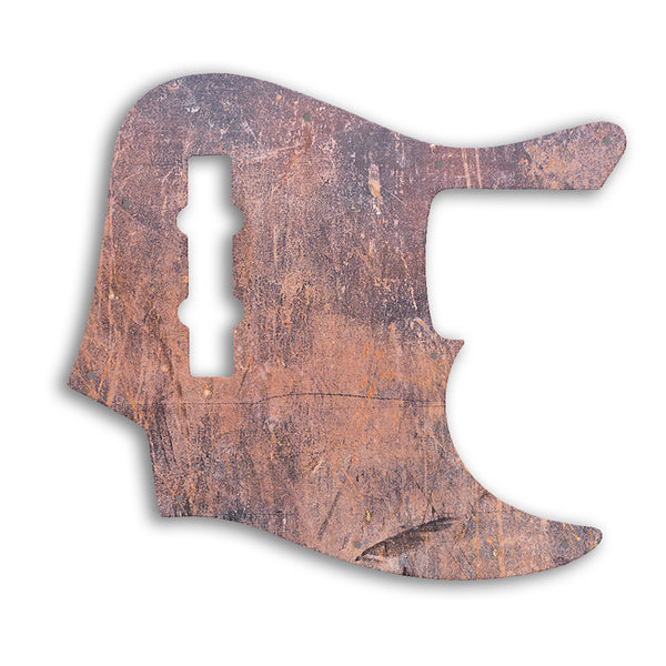 Fender American Elite Jazz Bass 4 String Custom Pickguard Scratchplate Rust Design