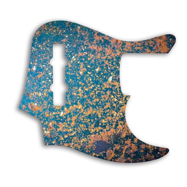 Fender American Elite Jazz Bass 4 String Custom Pickguard Scratchplate Rust Design