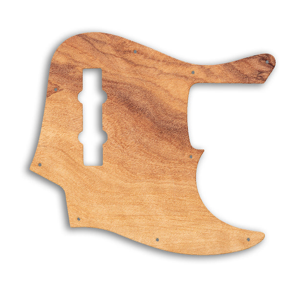 Fender American Elite Jazz Bass 4 String Custom Pickguard Scratchplate Wood Design