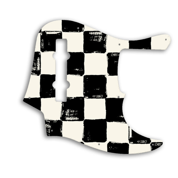 Fender American Elite Jazz Bass 5 String Custom Pickguard Scratchplate CHESS Design