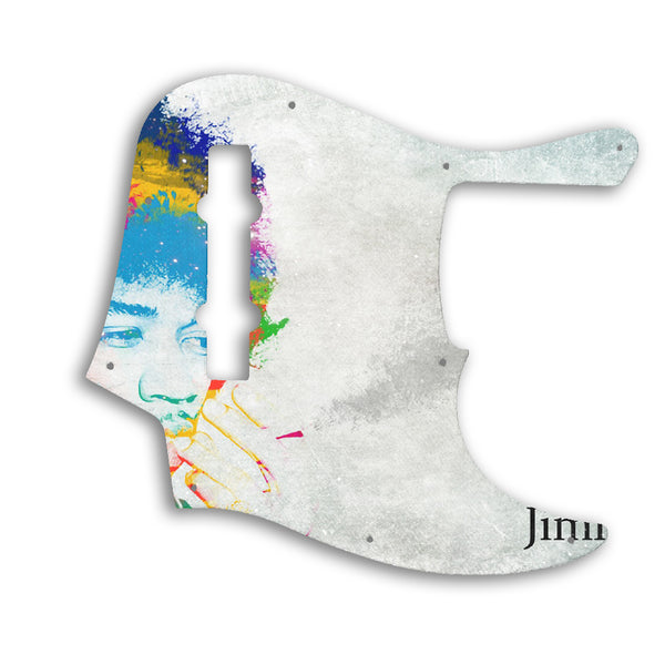 Fender American Elite Jazz Bass 5 String Custom Pickguard Scratchplate Jimi Design