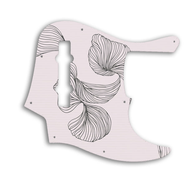 Fender American Elite Jazz Bass 5 String Custom Pickguard Scratchplate Line Design