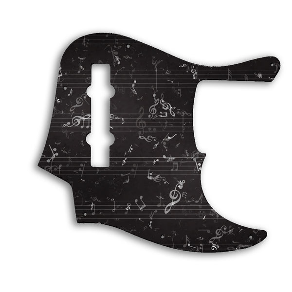 Fender American Elite Jazz Bass 5 String Custom Pickguard Scratchplate Music Design