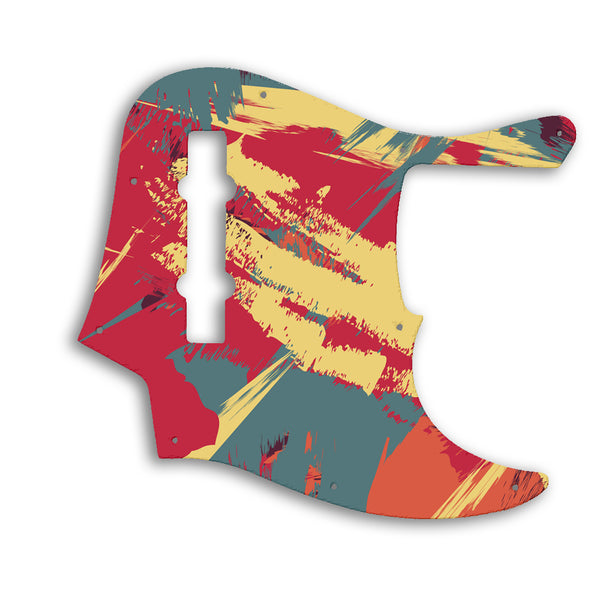 Fender American Elite Jazz Bass 5 String Custom Pickguard Scratchplate PAINT Design