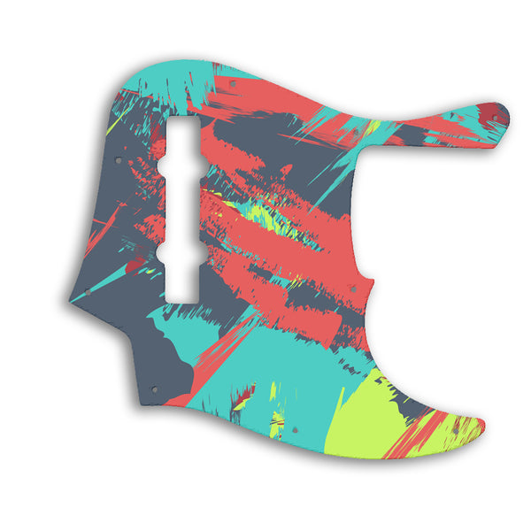 Fender American Elite Jazz Bass 5 String Custom Pickguard Scratchplate PAINT Design