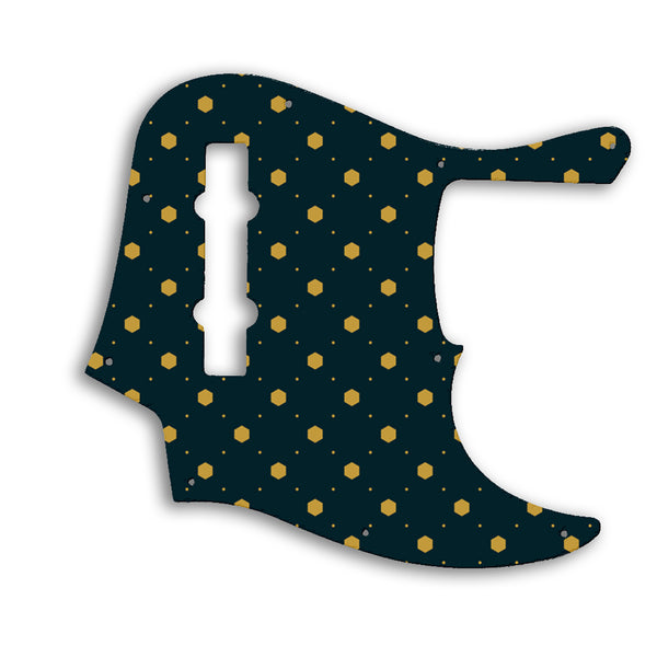 Fender American Elite Jazz Bass 5 String Custom Pickguard Scratchplate Pattern Design