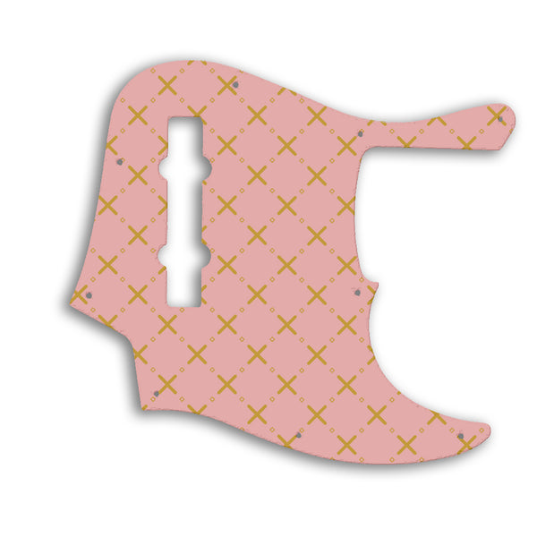 Fender American Elite Jazz Bass 5 String Custom Pickguard Scratchplate Pattern Design