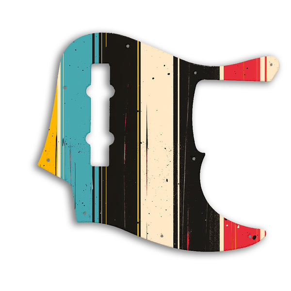 Fender American Elite Jazz Bass 5 String Custom Pickguard Scratchplate RETRO Design