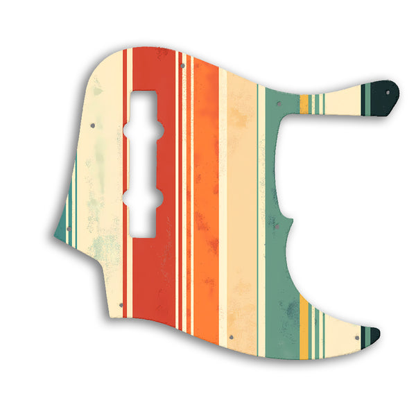 Fender American Elite Jazz Bass 5 String Custom Pickguard Scratchplate RETRO Design