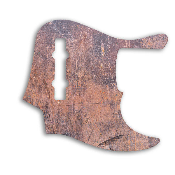 Fender American Elite Jazz Bass 5 String Custom Pickguard Scratchplate Rust Design