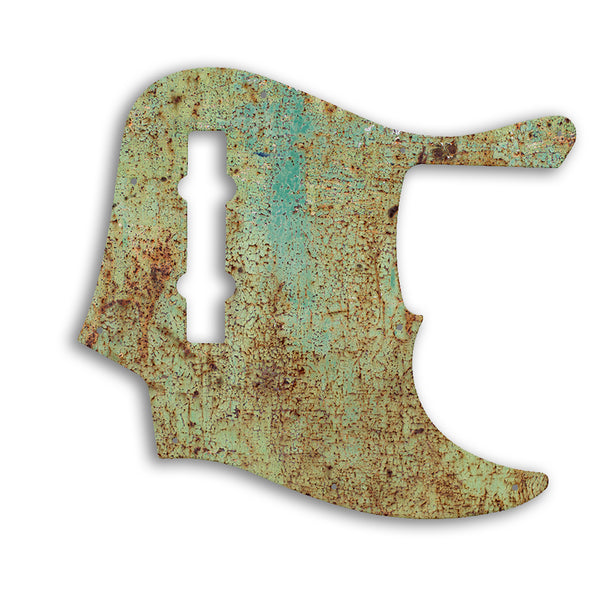 Fender American Elite Jazz Bass 5 String Custom Pickguard Scratchplate Rust Design