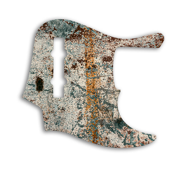 Fender American Elite Jazz Bass 5 String Custom Pickguard Scratchplate Rust Design