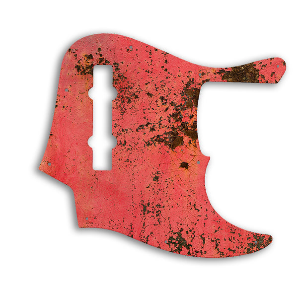 Fender American Elite Jazz Bass 5 String Custom Pickguard Scratchplate Rust Design