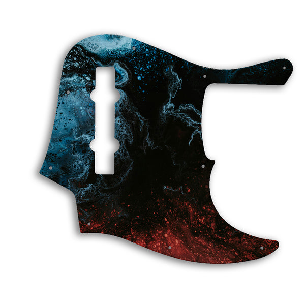 Fender American Elite Jazz Bass 5 String Custom Pickguard Scratchplate SWIRL Design