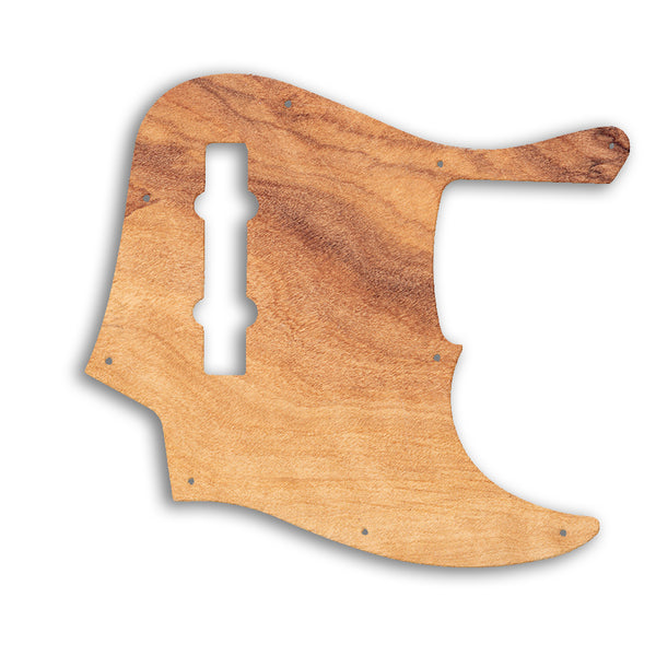 Fender American Elite Jazz Bass 5 String Custom Pickguard Scratchplate Wood Design