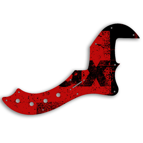 Fender AMERICAN ELITE DIMENSION BASS IV Custom Pickguard Scratchplate ABSTRACT Design