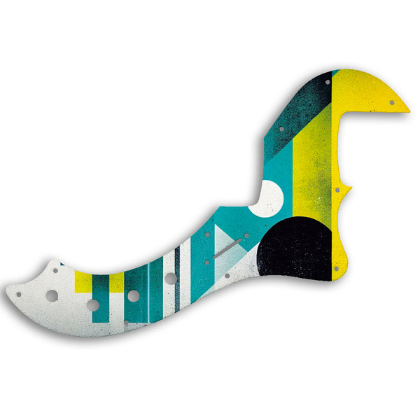 Fender AMERICAN ELITE DIMENSION BASS IV Custom Pickguard Scratchplate ABSTRACT Design