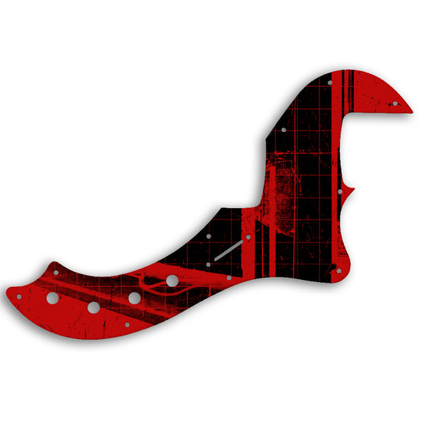 Fender AMERICAN ELITE DIMENSION BASS IV Custom Pickguard Scratchplate ABSTRACT Design