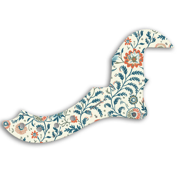 Fender AMERICAN ELITE DIMENSION BASS IV Custom Pickguard Scratchplate INDIAN_FLORAL Design