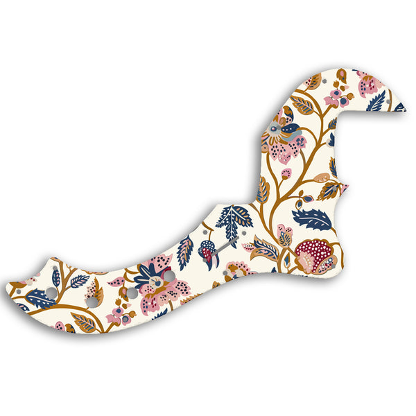 Fender AMERICAN ELITE DIMENSION BASS IV Custom Pickguard Scratchplate INDIAN_FLORAL Design