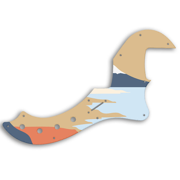 Fender AMERICAN ELITE DIMENSION BASS IV Custom Pickguard Scratchplate MINIMAL Design