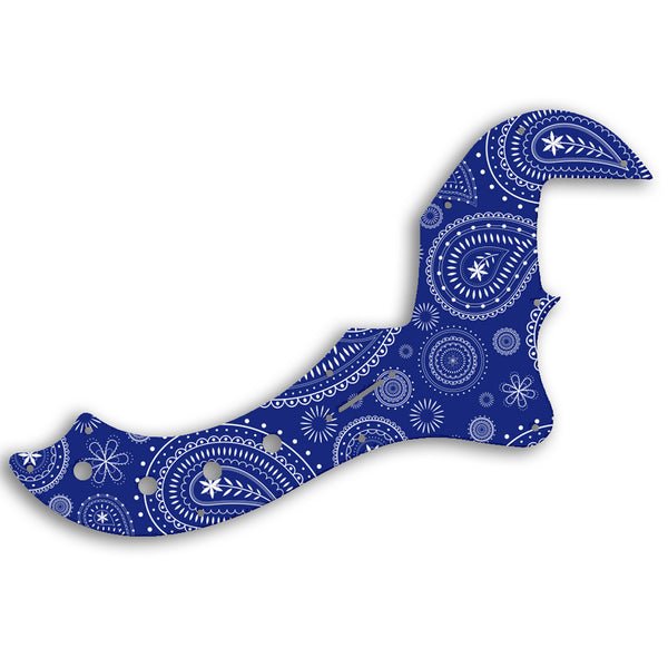 Fender AMERICAN ELITE DIMENSION BASS IV Custom Pickguard Scratchplate Paisley Design