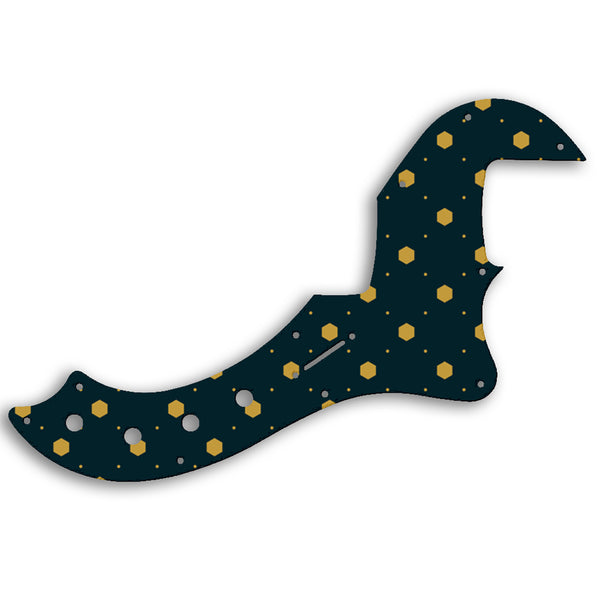 Fender AMERICAN ELITE DIMENSION BASS IV Custom Pickguard Scratchplate Pattern Design