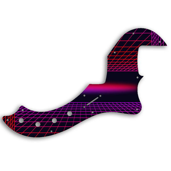 Fender AMERICAN ELITE DIMENSION BASS IV Custom Pickguard Scratchplate TRON Design