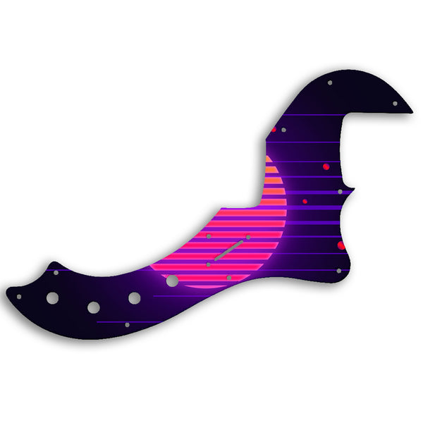 Fender AMERICAN ELITE DIMENSION BASS IV Custom Pickguard Scratchplate TRON Design