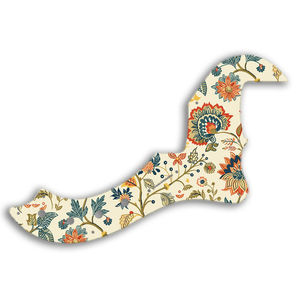 Fender AMERICAN ELITE DIMENSION BASS V Custom Pickguard Scratchplate INDIAN_FLORAL Design