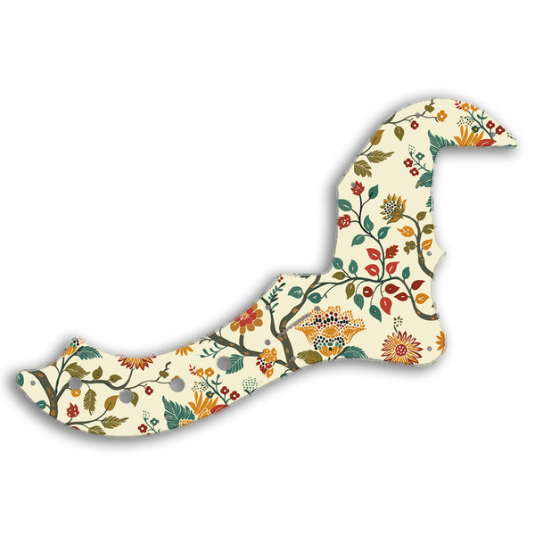 Fender AMERICAN ELITE DIMENSION BASS V Custom Pickguard Scratchplate INDIAN_FLORAL Design