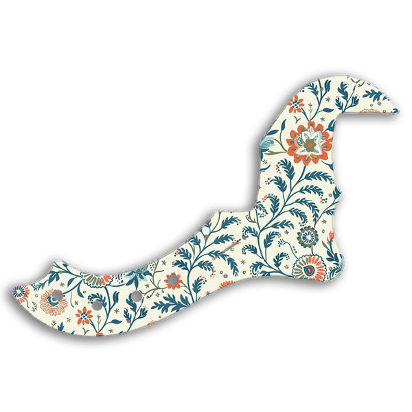 Fender AMERICAN ELITE DIMENSION BASS V Custom Pickguard Scratchplate INDIAN_FLORAL Design