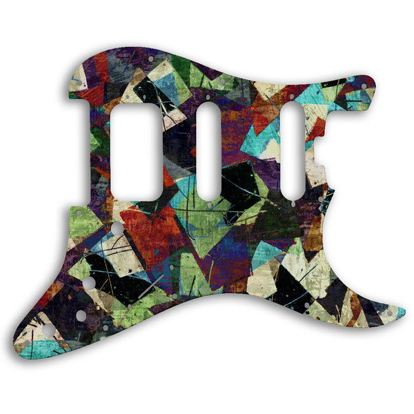 Fender Stratocaster American Elite HSS Strat Custom Pickguard Scratchplate GEOMETRIC Design