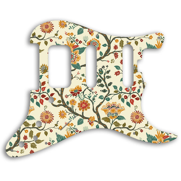 Fender Stratocaster American Elite HSS Strat Custom Pickguard Scratchplate INDIAN_FLORAL Design