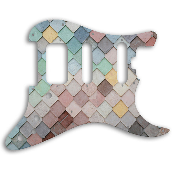 Fender Stratocaster American Elite HSS Strat Custom Pickguard Scratchplate TILES Design