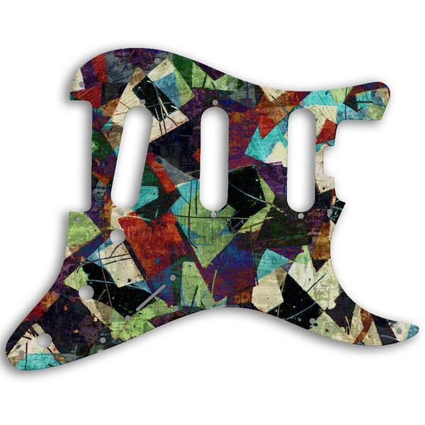 Fender Stratocaster American Elite SSS Strat Custom Pickguard Scratchplate GEOMETRIC Design