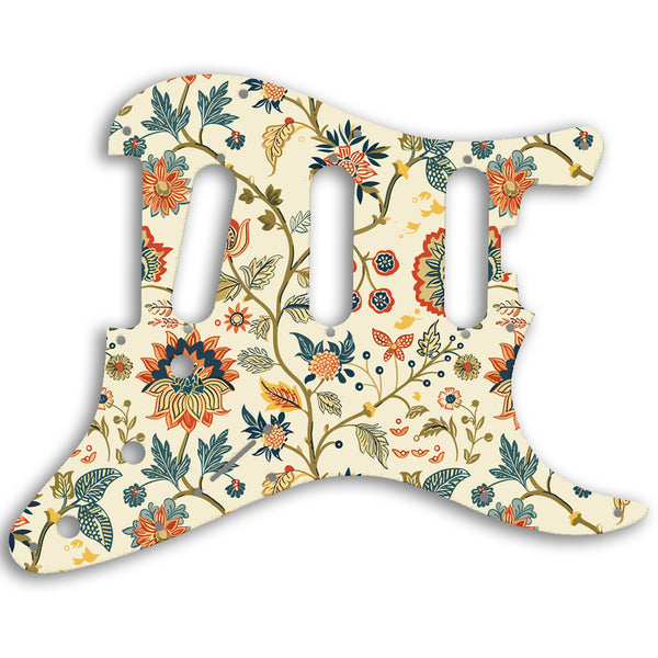 Fender Stratocaster American Elite SSS Strat Custom Pickguard Scratchplate INDIAN_FLORAL Design