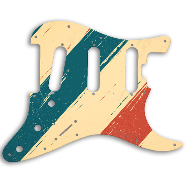 Fender Stratocaster American Elite SSS Strat Custom Pickguard Scratchplate RETRO Design