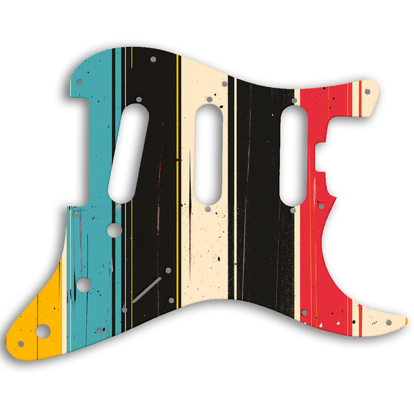 Fender Stratocaster American Elite SSS Strat Custom Pickguard Scratchplate RETRO Design