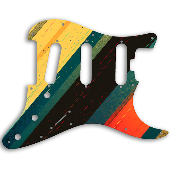 Fender Stratocaster American Elite SSS Strat Custom Pickguard Scratchplate RETRO Design