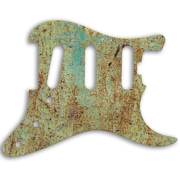 Fender Stratocaster American Elite SSS Strat Custom Pickguard Scratchplate Rust Design