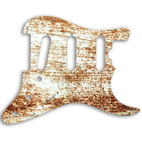 Fender Stratocaster American Elite SSS Strat Custom Pickguard Scratchplate Rust Design