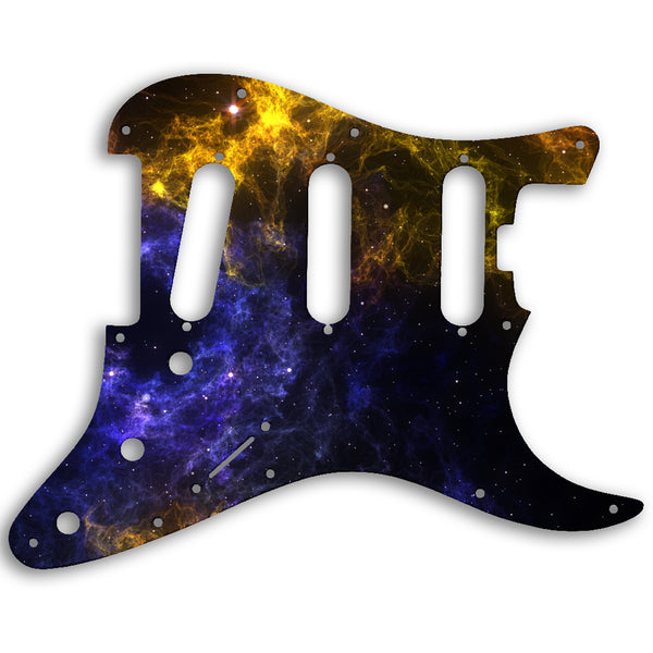 Fender Stratocaster American Elite SSS Strat Custom Pickguard Scratchplate SPACE Design