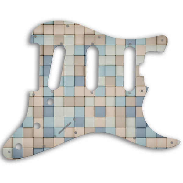 Fender Stratocaster American Elite SSS Strat Custom Pickguard Scratchplate TILES Design